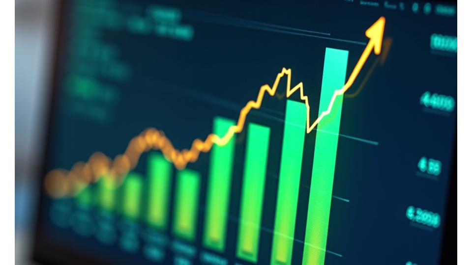 Graphique de croissance financière montrant une amélioration mesurable des retours sur investissement suite aux stratégies de consulting en private equity.