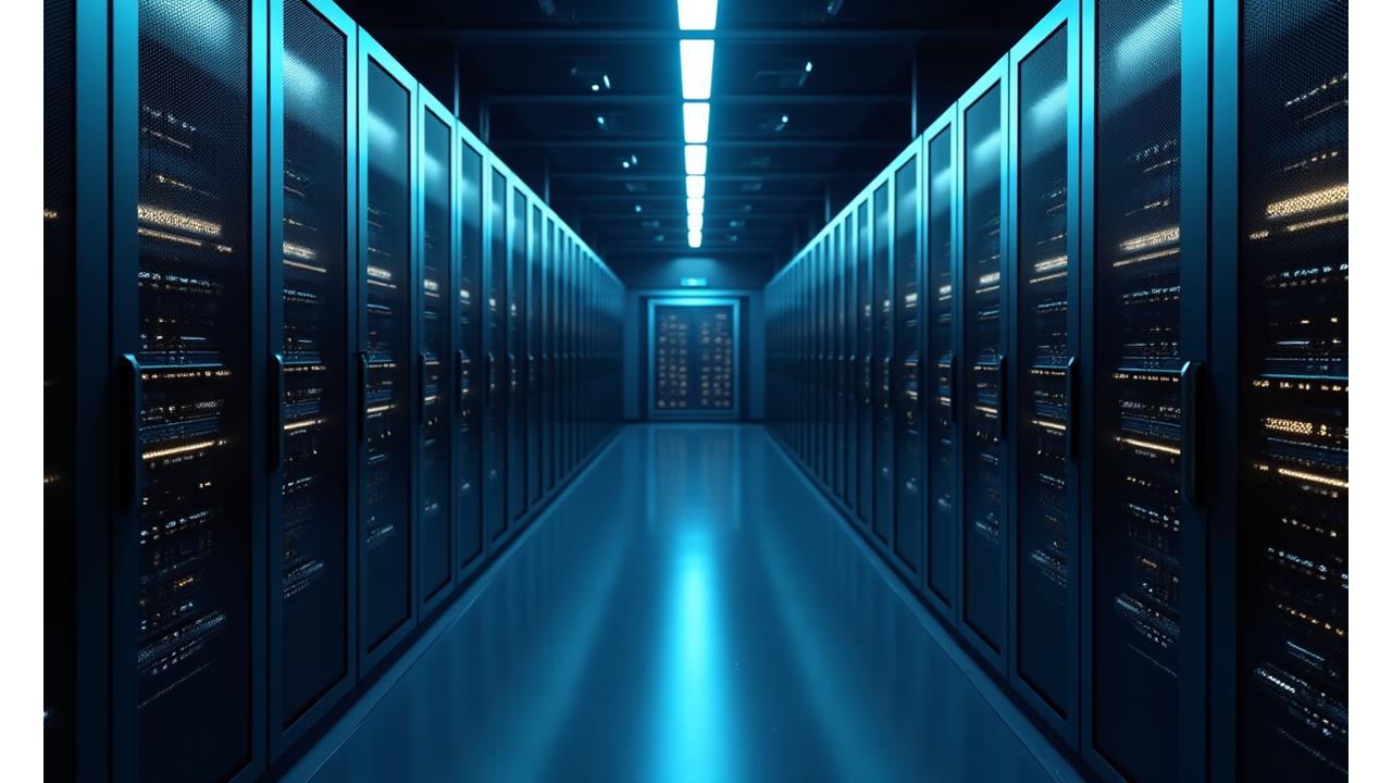 Réseau d'ordinateurs et serveurs, symbolisant une infrastructure technologique solide et sécurisée pour la gestion de fonds