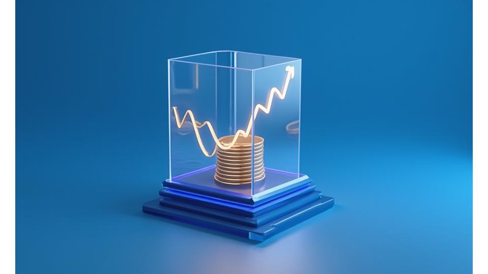 Illustration abstraite de la gestion des risques financiers, symbolisant la protection du capital.
