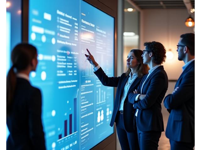 Photo d'un groupe d'entrepreneurs collaborant dans un espace moderne, symbolisant le capital-développement et l'innovation.