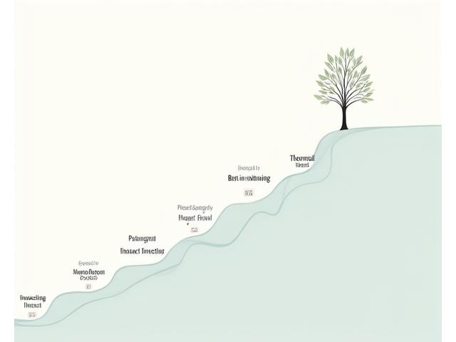 Représentation visuelle d'un spectre de stratégies d'investissement ESG, du filtrage passif à l'investissement à impact, illustrant une croissance et une diversification des approches.